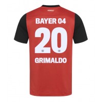 Bayer Leverkusen Alejandro Grimaldo #20 Hemmatröja 2024-25 Korta ärmar